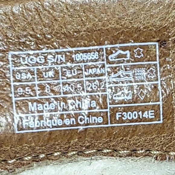 UGG Charlotte Ankle Boot Size 9.5 wool lined - Picture 6 of 8